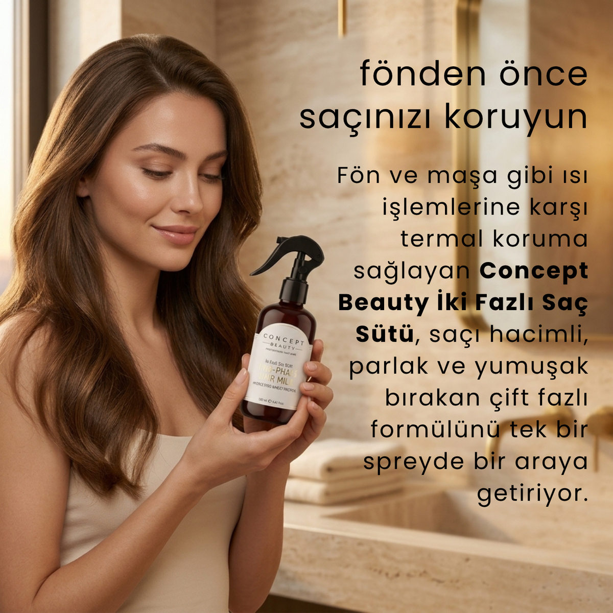 İki Fazlı Saç Sütü