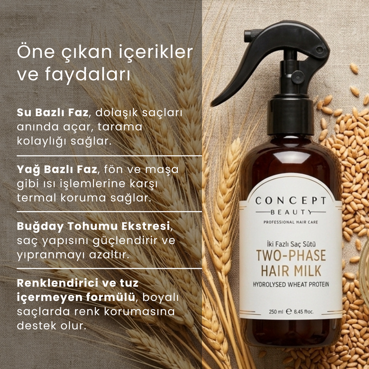 İki Fazlı Saç Sütü