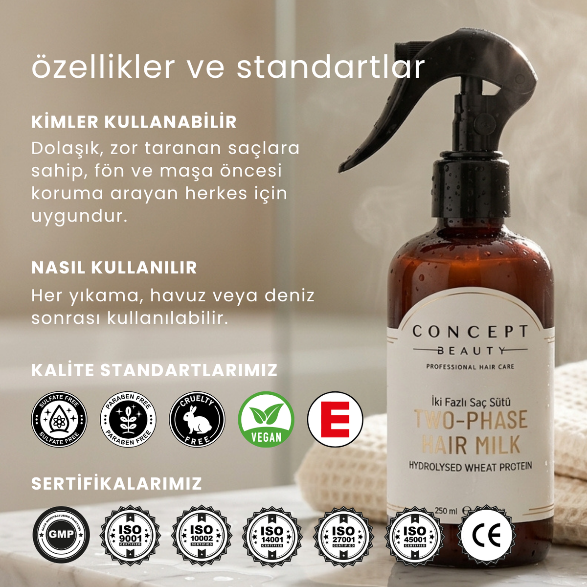 İki Fazlı Saç Sütü