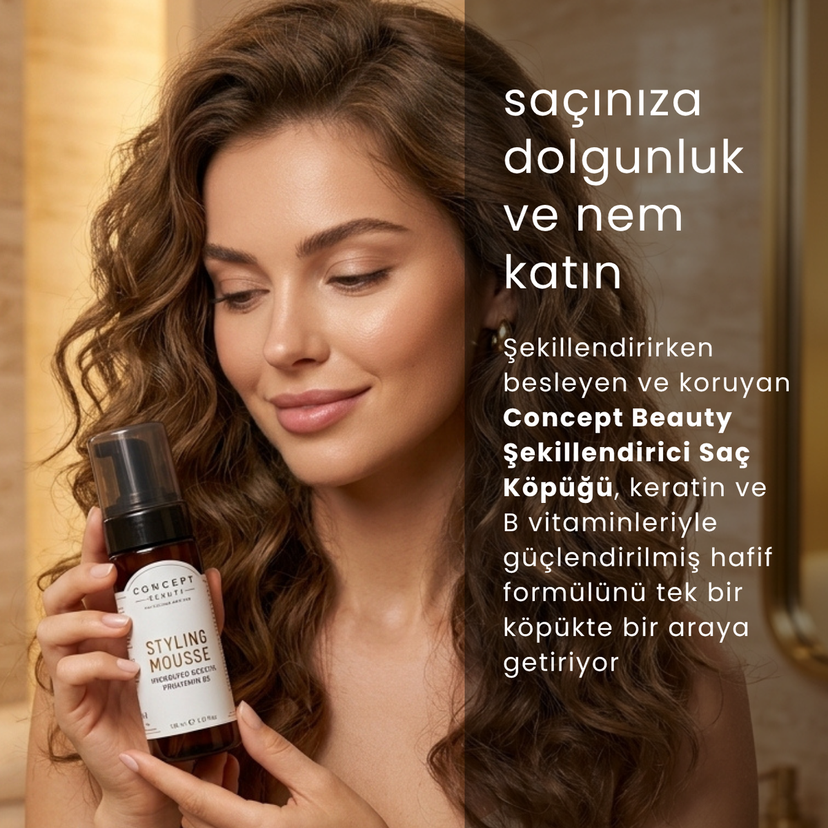 Şekillendirici Saç Köpüğü