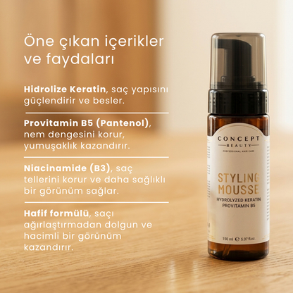 Şekillendirici Saç Köpüğü