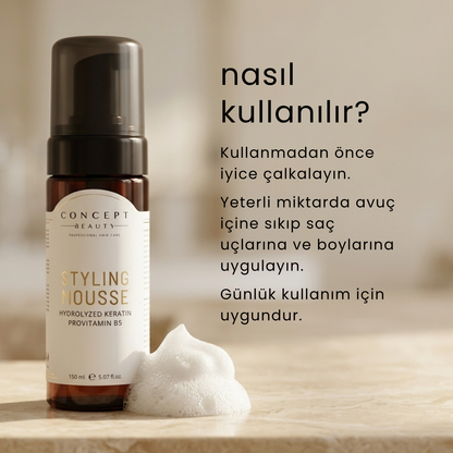 Şekillendirici Saç Köpüğü