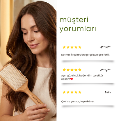 Dermoroller Etkili Saç Fırçası