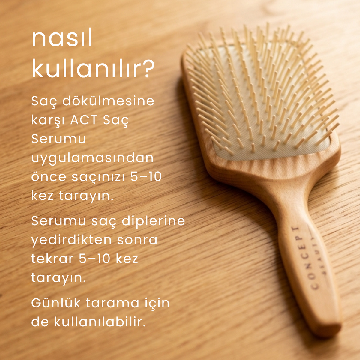 Dermoroller Etkili Saç Fırçası
