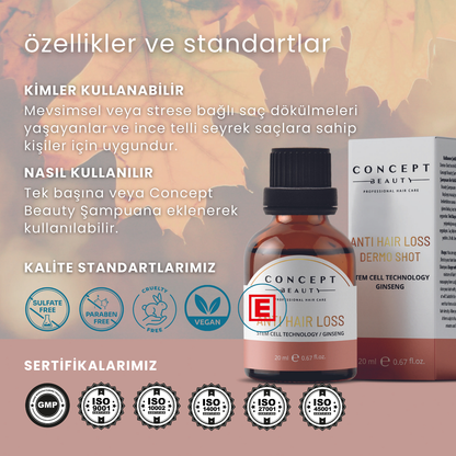 Dökülme Önleyici Bakım Shot'ı