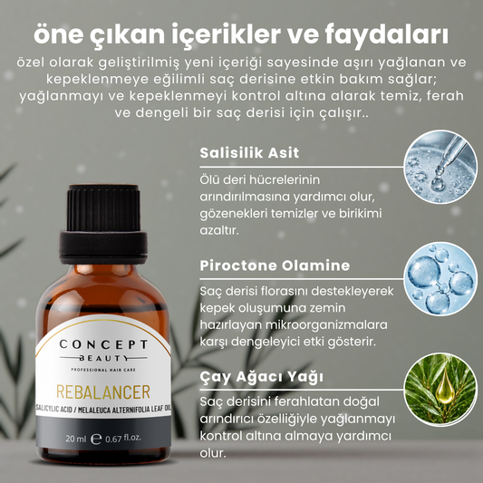 Yağlanma Dengeleyici Saç Bakım Shot'ı