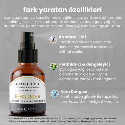 Yağlanma Dengeleyici Saç Bakım Shot'ı