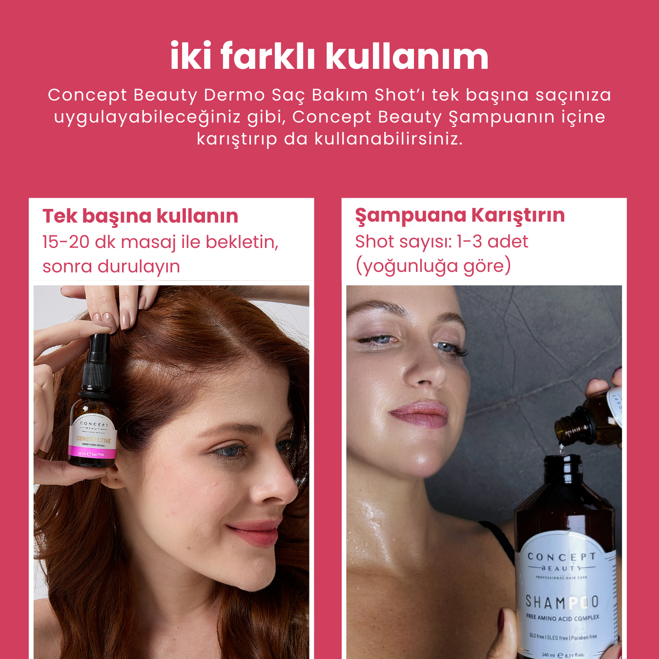 Yapılandırıcı Saç Bakım Shot'ı