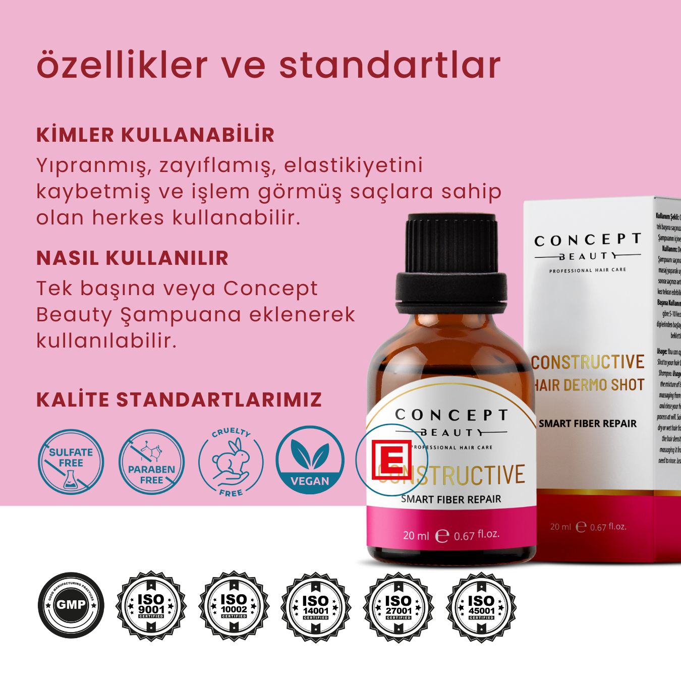 Yapılandırıcı Saç Bakım Shot'ı