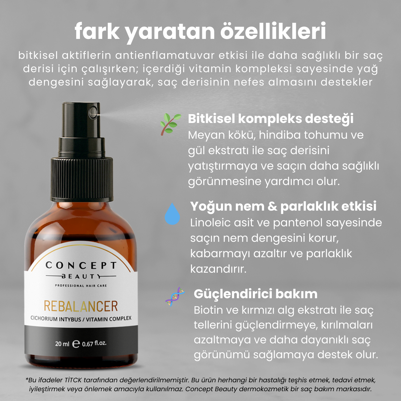 Yağlanma Dengeleyici Saç Bakım Shot'ı