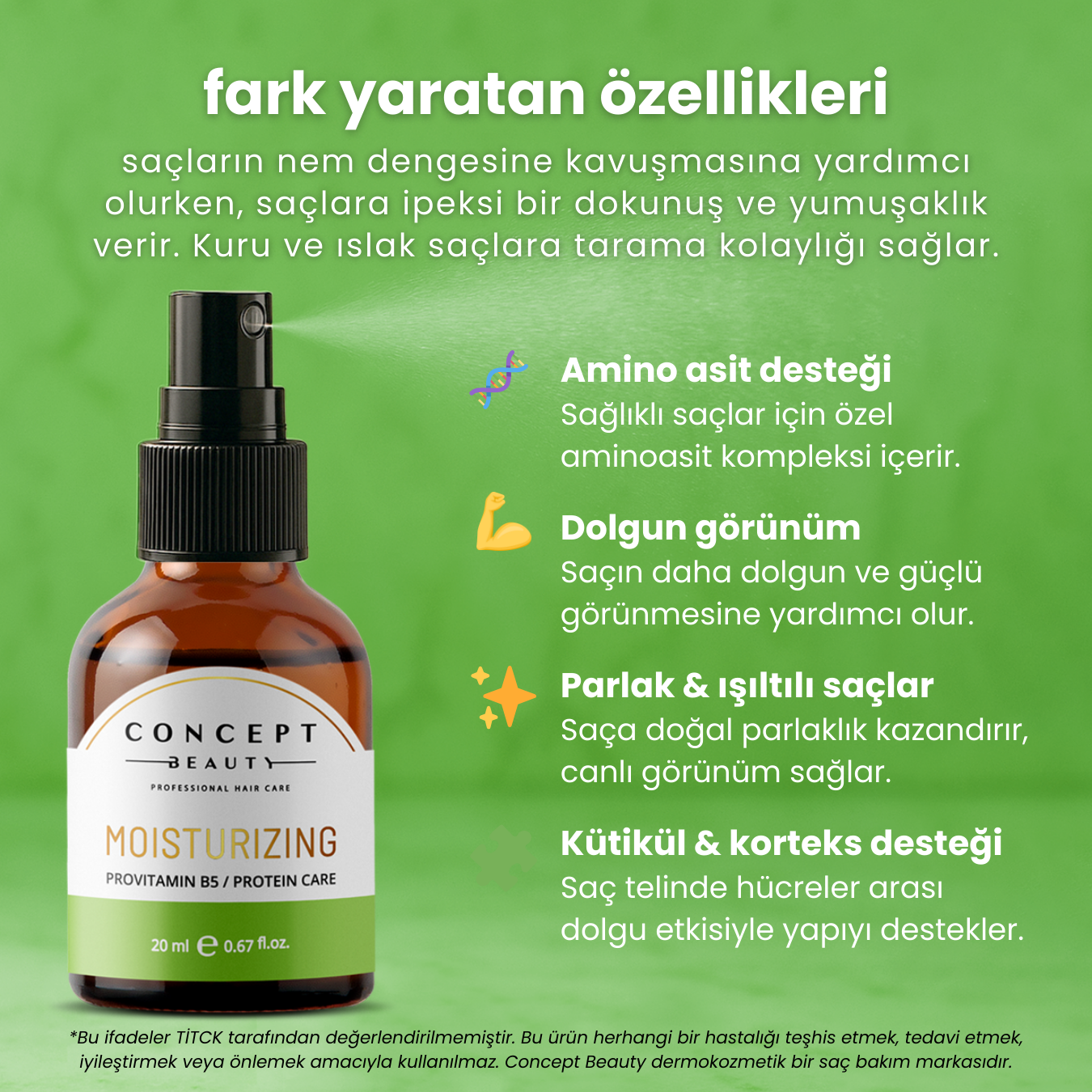 Nemlendirici Saç Bakım Shot'ı