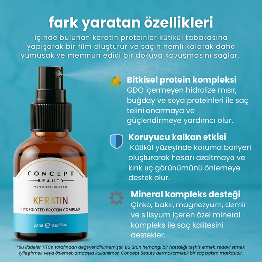 Keratinli Saç Bakım Shot'ı