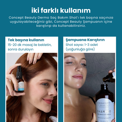 Keratinli Saç Bakım Shot'ı
