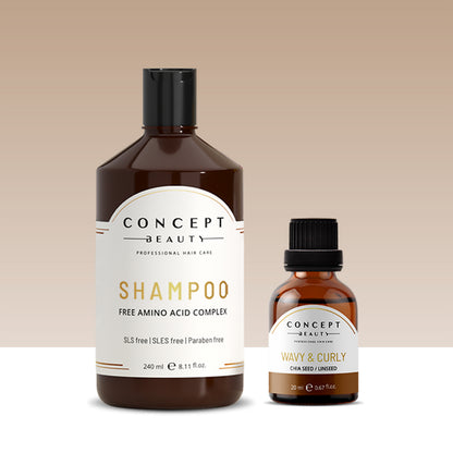 Bukle Belirginleştirici Saç Bakım Seti